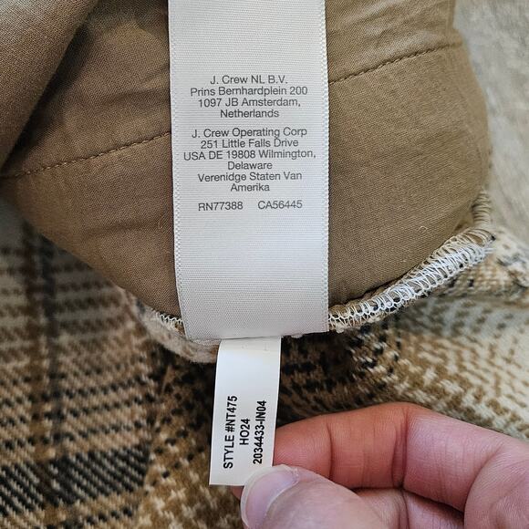 Madewell Flannel Button-Up Shirt-Jacket Womens Size L Do‎ Well Eco Shacket NEW - Picture 14 of 14